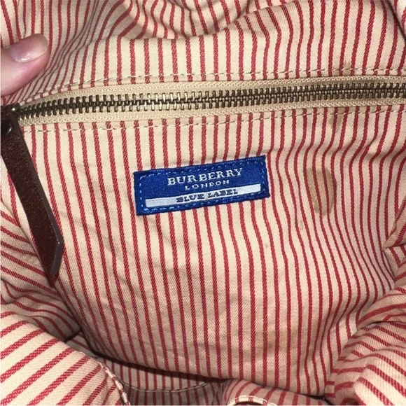 Burberry Suede Leather Handbag - Picture 4 of 10